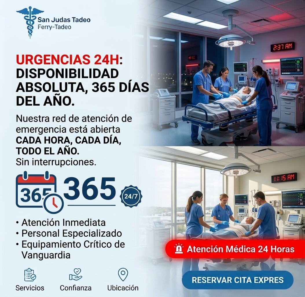 Atención de Emergencias Médicas 24 Horas